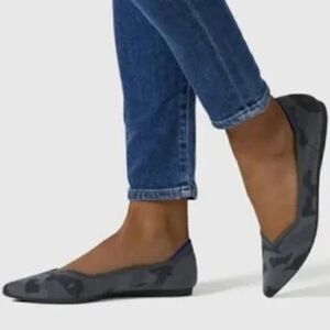 Rothy's Camouflage Gray Women's The Point Flats